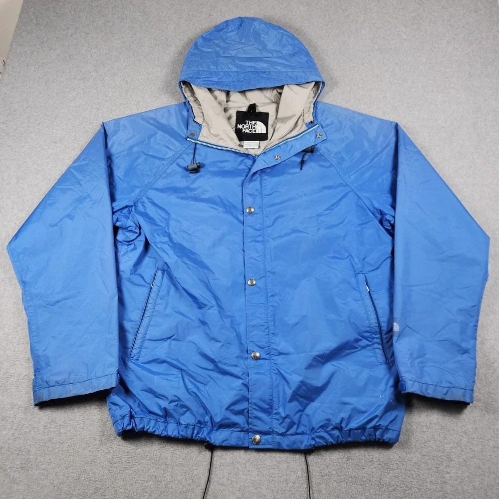 Vintage‎ The North Face Jacket Large Blue Waterproof Outdoor HIking 90s